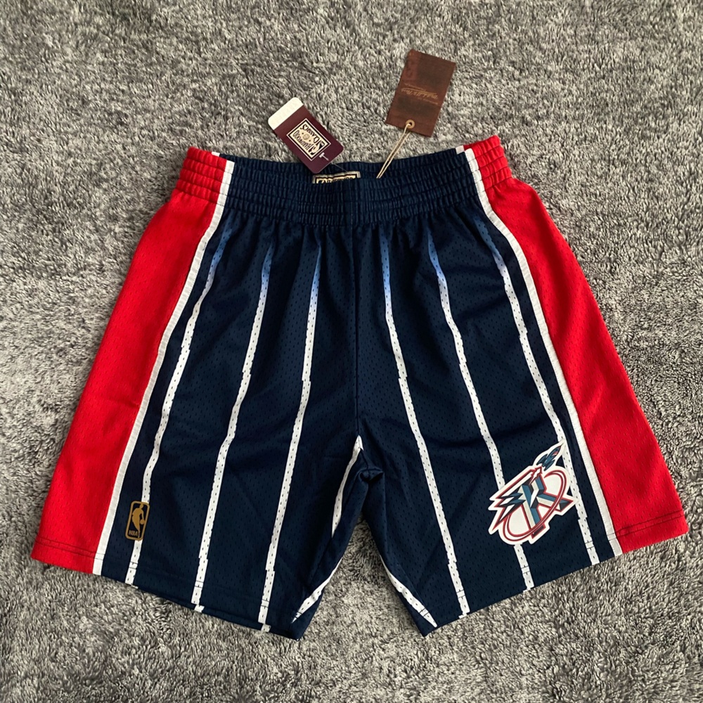 Men’s Houston Rockets Shorts, Mitchell & Ness, Swingman 96-97, NWT